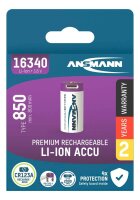 ANSMANN USB-Akku USB-C Li-Ion 16340 850 mAh, 1 St.