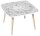 PAPERFLOW Kids Bauernhof Maltisch quadratisch Spanplatte weiß 60,0 x 60,0 x 40,0 cm, 1 St.