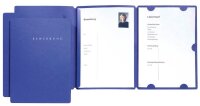PAGNA Bewerbungsmappen Select DIN A4 blau, 3 St.