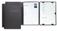 PAGNA Bewerbungsmappen Select DIN A4 schwarz, 3 St.