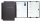 PAGNA Bewerbungsmappen Select DIN A4 schwarz, 3 St.