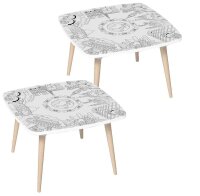 PAPERFLOW Kids Monument Maltische quadratisch Spanplatte...