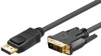 goobay Displayport/DVI-D Kabel 2,0 m schwarz, 1 St.