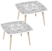 PAPERFLOW Kids Sport Maltische quadratisch Spanplatte...