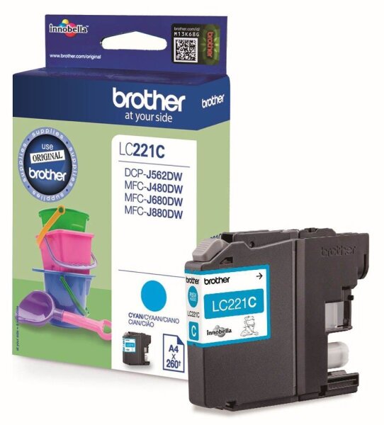 brother LC-221C cyan Druckerpatrone