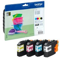 brother LC-221BK/C/M/Y schwarz, cyan, magenta, gelb...