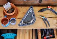 GARDENA Waschbürste für wasserführenden Stiel Cleansystem hard flex