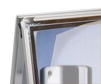 update displays Kundenstopper silber DIN A1 2 Fächer...