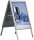 update displays Kundenstopper silber DIN A1 2 Fächer 63,7 x 80,0 x 100,5 cm, 1 St.