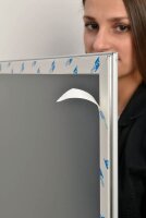 update displays  Klapprahmen Easy-Fix silber 62,4 x 87,1 cm, 1 St.