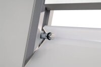 update displays Prospektständer Rapid silber DIN A4 2 Fächer 26,5 x 35,0 x 100,0 cm, 1 St.