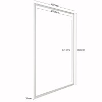 update displays  Klapprahmen silber 63,7 x 88,4 cm, 1 St.
