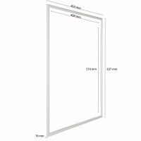 update displays  Klapprahmen silber 46,3 x 63,7 cm, 1 St.