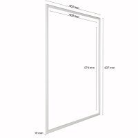 update displays  Klapprahmen silber 46,3 x 63,7 cm, 1 St.