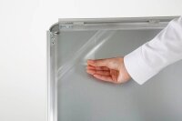 update displays Kundenstopper silber DIN A1 2 Fächer 63,7 x 80,0 x 100,5 cm, 1 St.