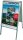 update displays Kundenstopper silber DIN A1 2 Fächer 63,7 x 80,0 x 100,5 cm, 1 St.
