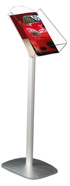 update displays Prospektständer silber DIN A4 25,0 x 33,0 x 100,0 cm, 1 St.
