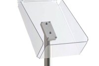 update displays Prospektständer silber DIN A4 25,0 x 33,0 x 100,0 cm, 1 St.