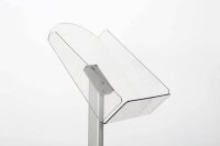 update displays Prospektständer silber DIN A4 25,0 x 33,0 x 100,0 cm, 1 St.