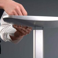 update displays Prospektständer silber DIN A4 25,0 x 33,0 x 100,0 cm, 1 St.