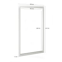 update displays  Klapprahmen silber 24,0 x 32,7 cm, 1 St.