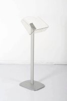 update displays Prospektständer silber DIN A4 25,0 x 33,0 x 97,0 cm, 1 St.