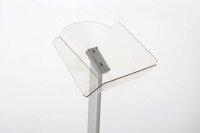update displays Prospektständer silber DIN A4 25,0 x 33,0 x 97,0 cm, 1 St.