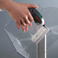 update displays Prospektständer silber DIN A4 25,0 x 33,0 x 97,0 cm, 1 St.