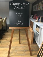update displays Staffelei braun 59,5 x 74,0 x 159,5 cm, 1...