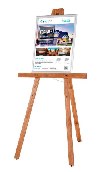 update displays Staffelei braun 59,5 x 74,0 x 159,5 cm, 1 St.