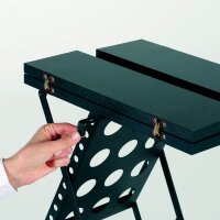 update displays Prospektständer schwarz DIN A4 3 Fächer 29,0 x 40,0 x 95,5 cm, 1 St.