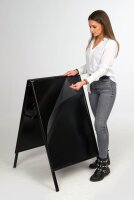 update displays Kundenstopper schwarz DIN A1 2 Fächer 62,4 x 80,0 x 100,5 cm, 1 St.