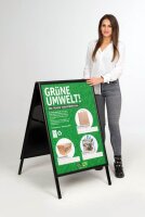 update displays Kundenstopper schwarz DIN A1 2 Fächer 62,4 x 80,0 x 100,5 cm, 1 St.