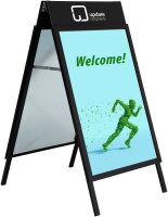 update displays Kundenstopper HardLine PLUS schwarz DIN...