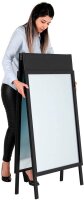 update displays Kundenstopper HardLine PLUS schwarz DIN A1 2 Fächer 62,9 x 80,0 x 110,0 cm, 1 St.