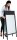 update displays Kundenstopper HardLine PLUS schwarz DIN A1 2 Fächer 62,9 x 80,0 x 110,0 cm, 1 St.