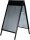 update displays Kundenstopper HardLine PLUS schwarz DIN A1 2 Fächer 62,9 x 80,0 x 110,0 cm, 1 St.