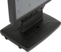 update displays Kundenstopper WindSign FLEX schwarz DIN A1 2 Fächer 70,0 x 50,0 x 129,9 cm, 1 St.