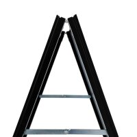update displays Kundenstopper HardLine schwarz DIN A1 2 Fächer 62,9 x 75,0 x 100,5 cm, 1 St.
