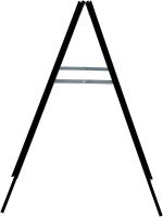 update displays Kundenstopper HardLine schwarz DIN A1 2 Fächer 62,9 x 75,0 x 100,5 cm, 1 St.