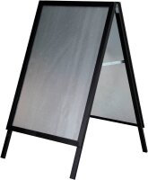update displays Kundenstopper HardLine schwarz DIN A1 2 Fächer 62,9 x 75,0 x 100,5 cm, 1 St.