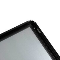 update displays Kundenstopper HardLine schwarz DIN A1 2 Fächer 62,9 x 75,0 x 100,5 cm, 1 St.