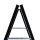 update displays Kundenstopper HardLine schwarz DIN A1 2 Fächer 62,9 x 75,0 x 100,5 cm, 1 St.