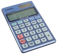 CASIO SL-320TER+ Taschenrechner stahlblau