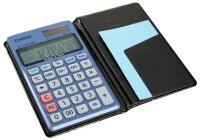 CASIO SL-320TER+ Taschenrechner stahlblau