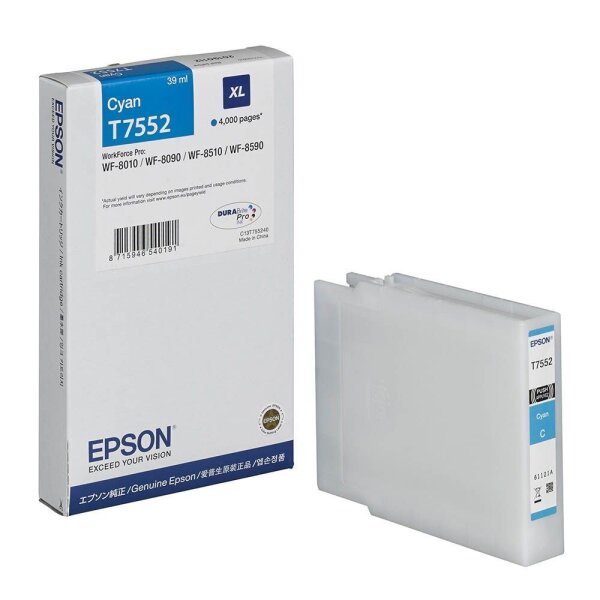 EPSON T7552XL cyan Druckerpatrone