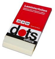 dots Laminierfolien glänzend für A5 80 micron, 100 St.