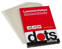 dots Laminierfolien glänzend für A5 80 micron, 100 St.