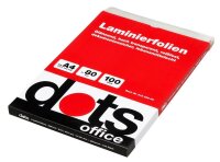 dots Laminierfolien glänzend für A4 80 micron, 100 St.