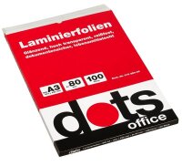dots Laminierfolien glänzend für A3 80 micron,...
